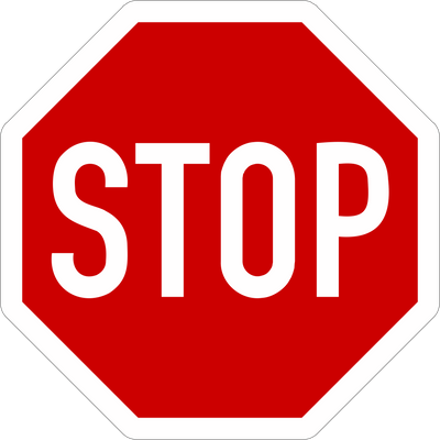 Stop Road Sign